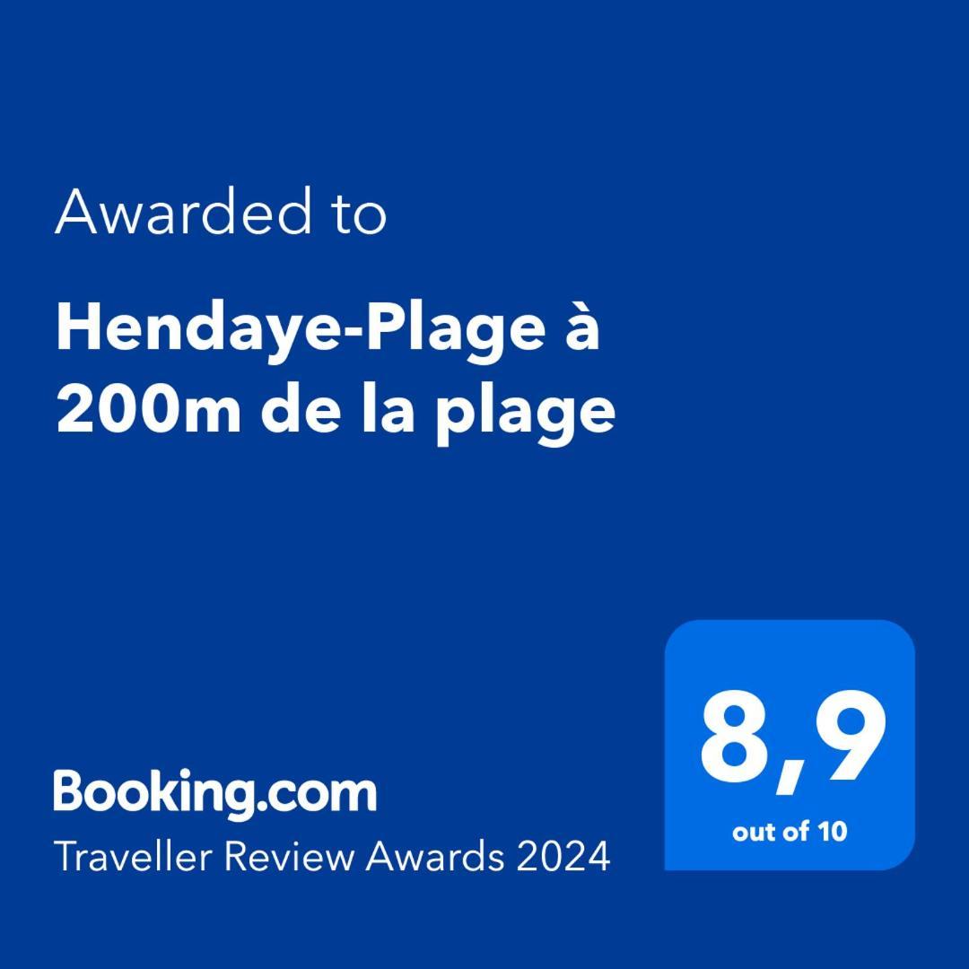 Hendaye-Plage A 200M De La Plage Apartman Kültér fotó